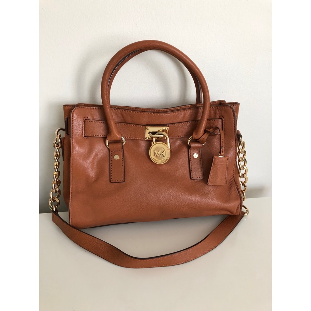 Michael Kors Hamilton soft Leather Bag